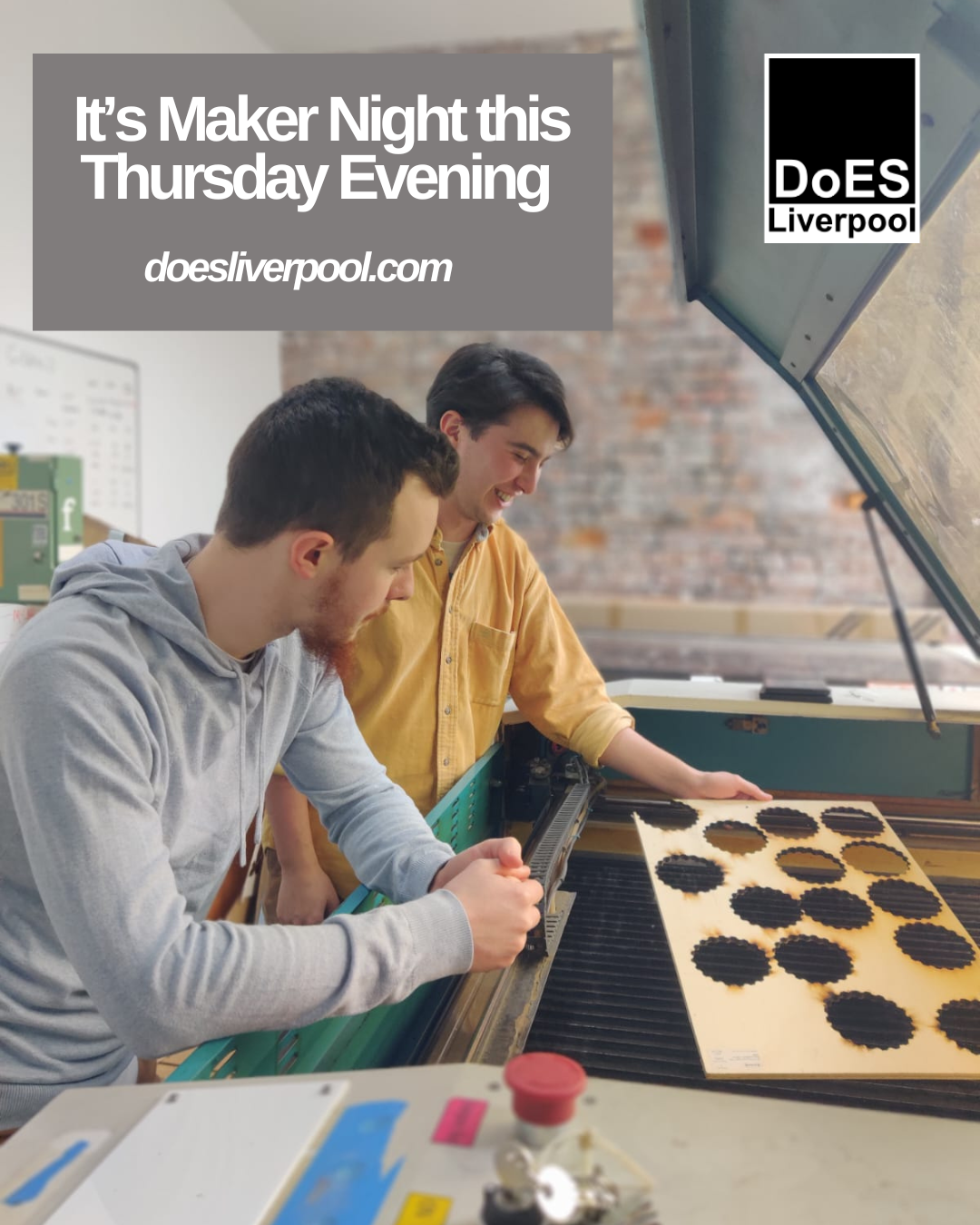 Maker Night at Does Liverpool